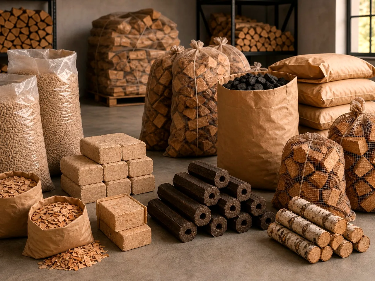 Топливные брикеты RUF из берёзы в Саранске